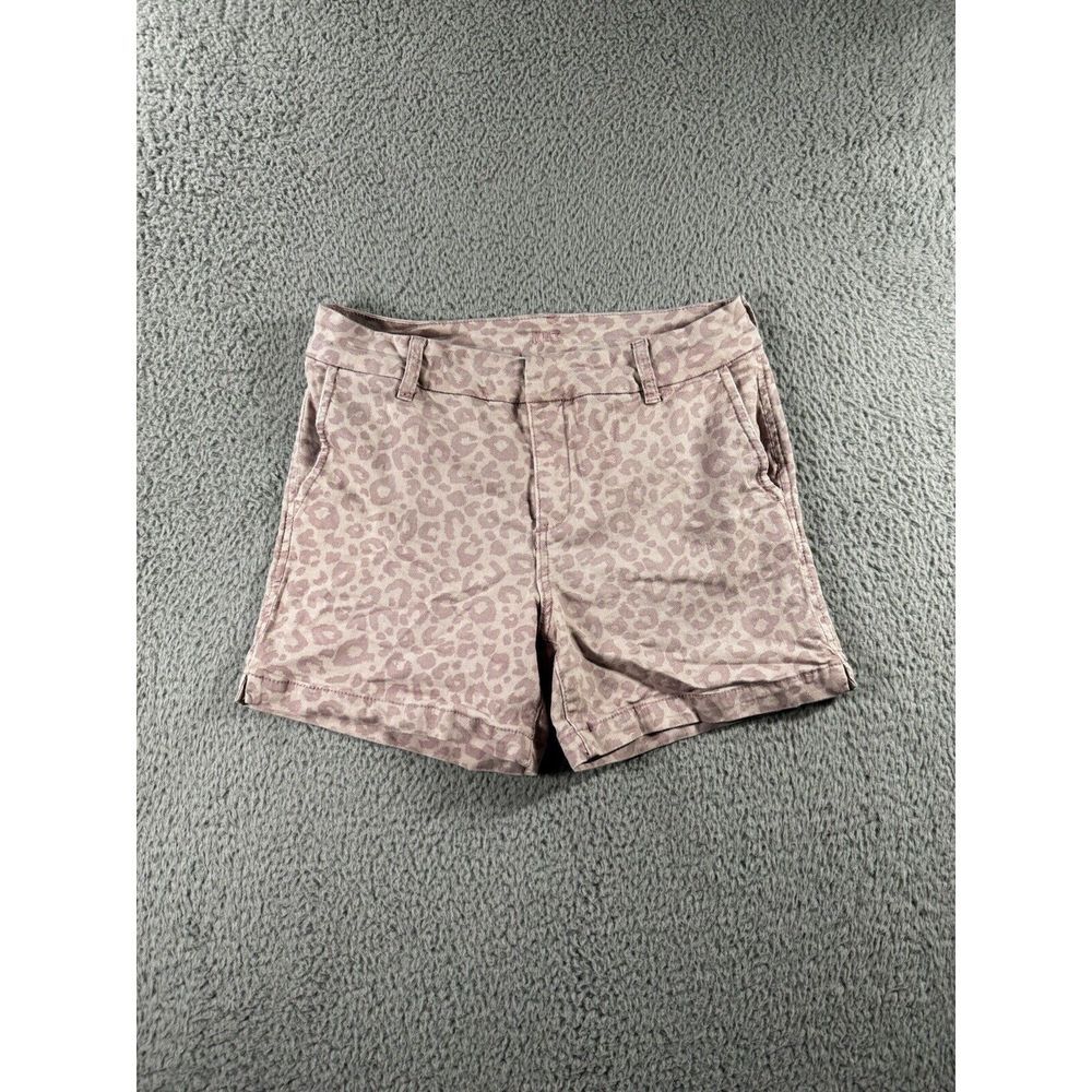 Kut From The Kloth Trouser Shorts Women 8 Pink Cheetah Print‎ High Rise